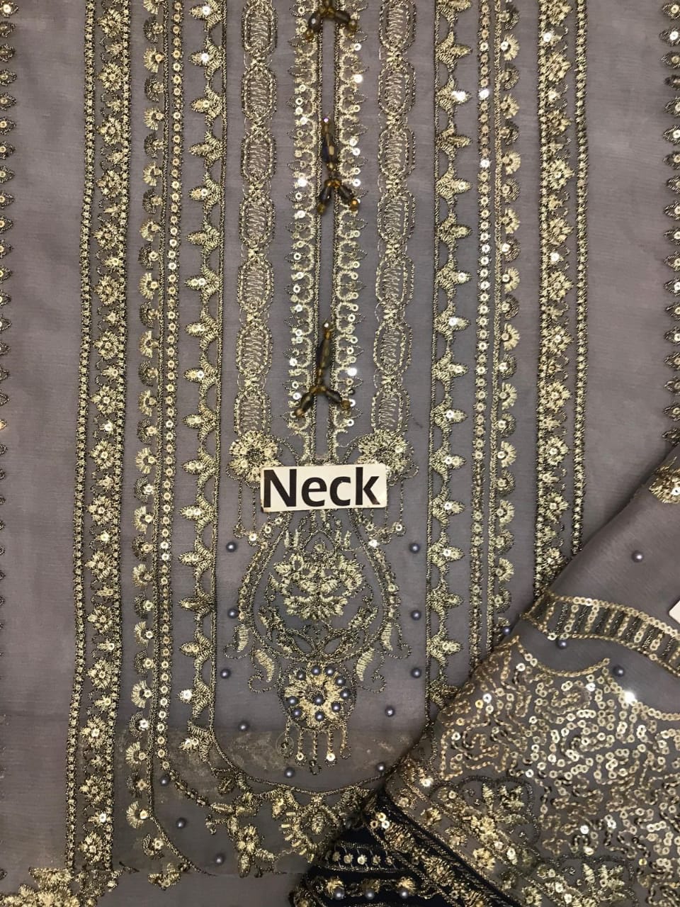 The Desire By Libas Chiffon Embroidered Unstitched Collection RANG-E-MEHFIL 005