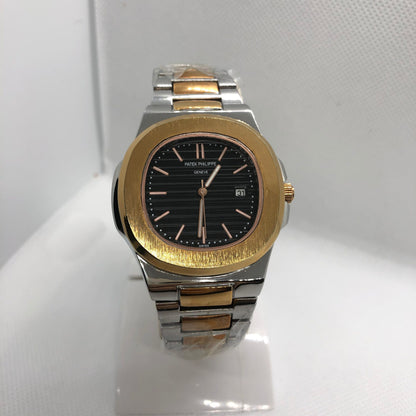 PATEK PHILIPPE NAUTILUS – SILVER GOLDEN & BLACK