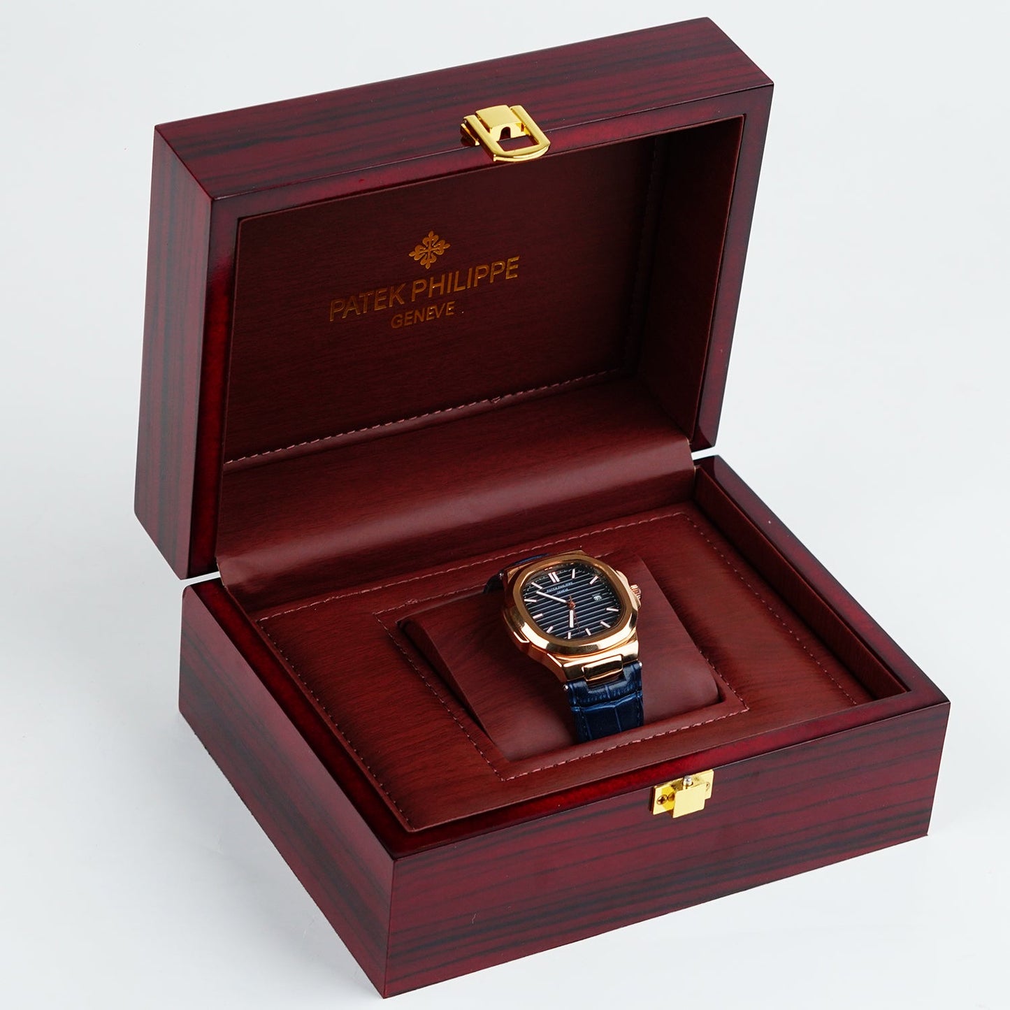Patek Phillipe Leather ( Blue Copper )